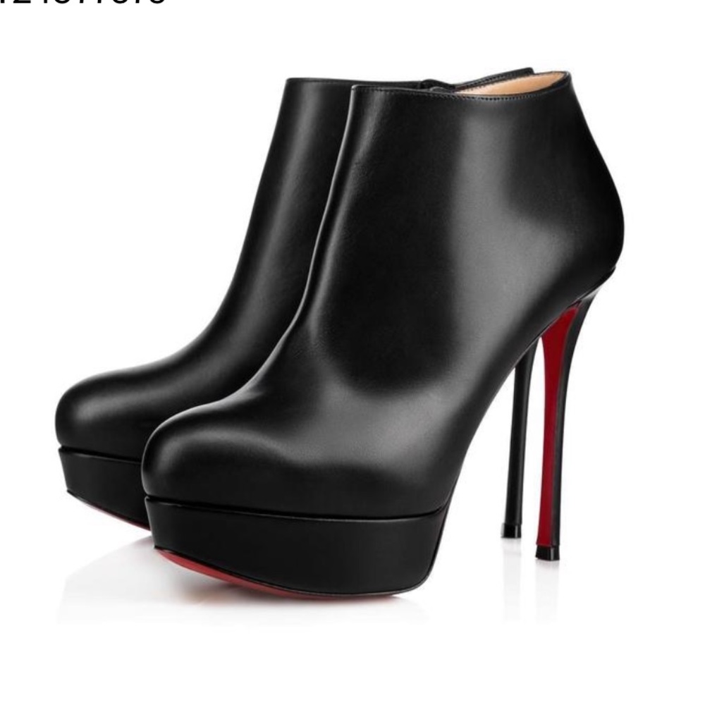 Christian Louboutin Dirdibootie Black Leather